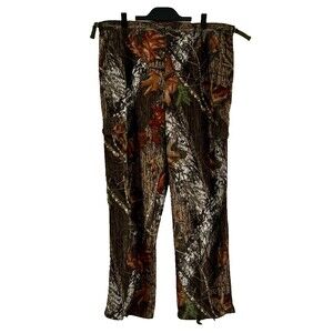 Cabela's Camo Cargo Outdoor Pants Hunting Camping Mens Mossy Oak Break Up sz XL